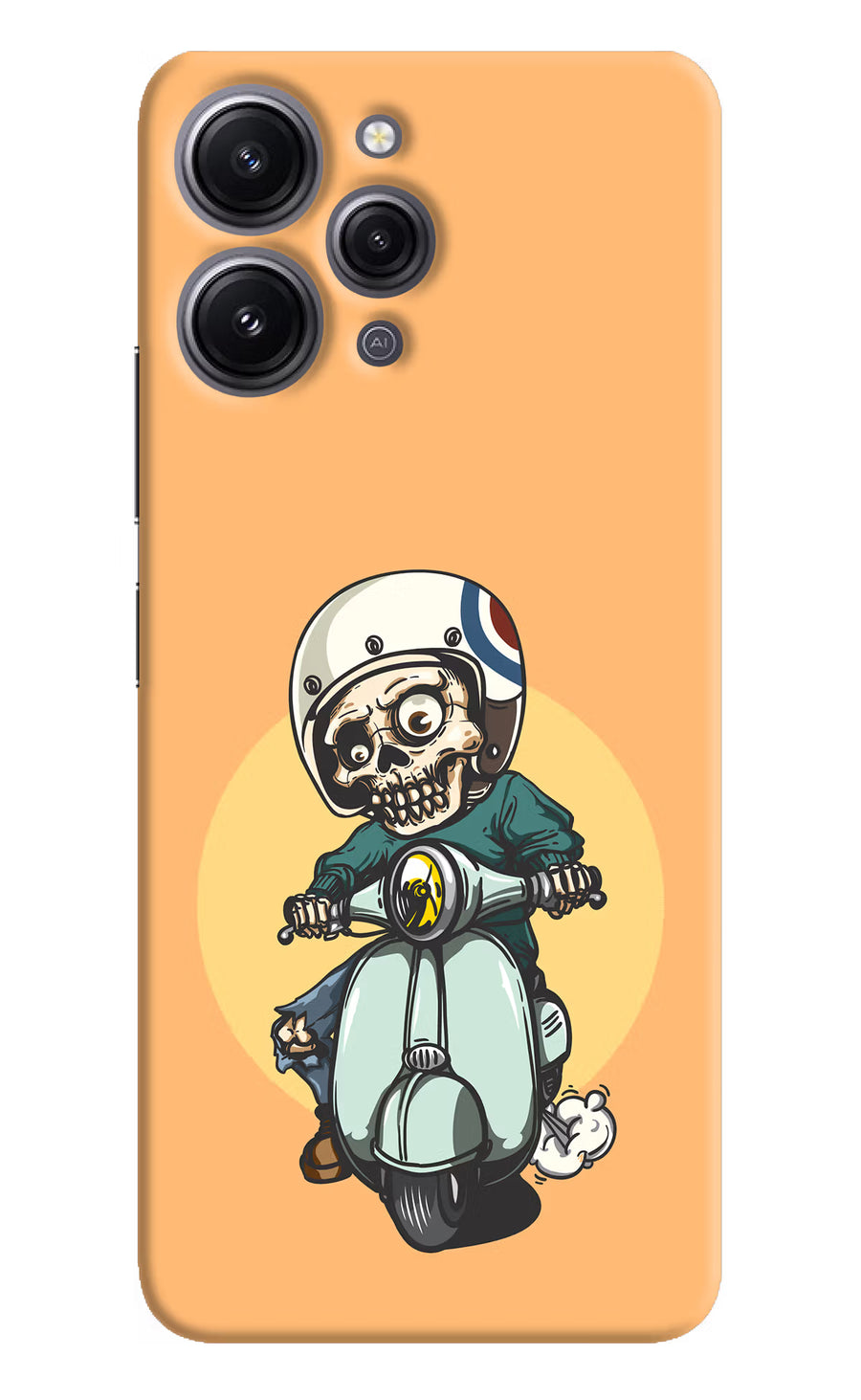 Undead Biker Redmi 12 4G Back Cover, Hard case