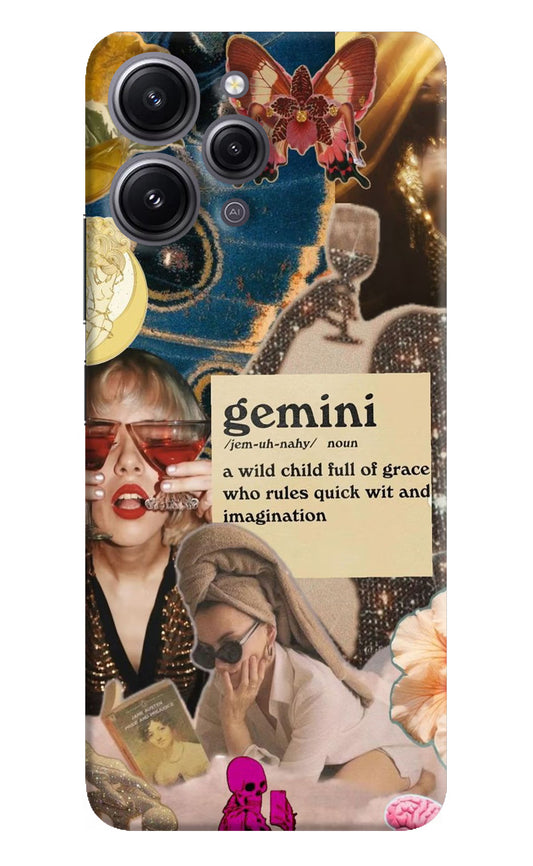 Gemini Zodiac Redmi 12 4G Hard Case Back Cover by Casekaro