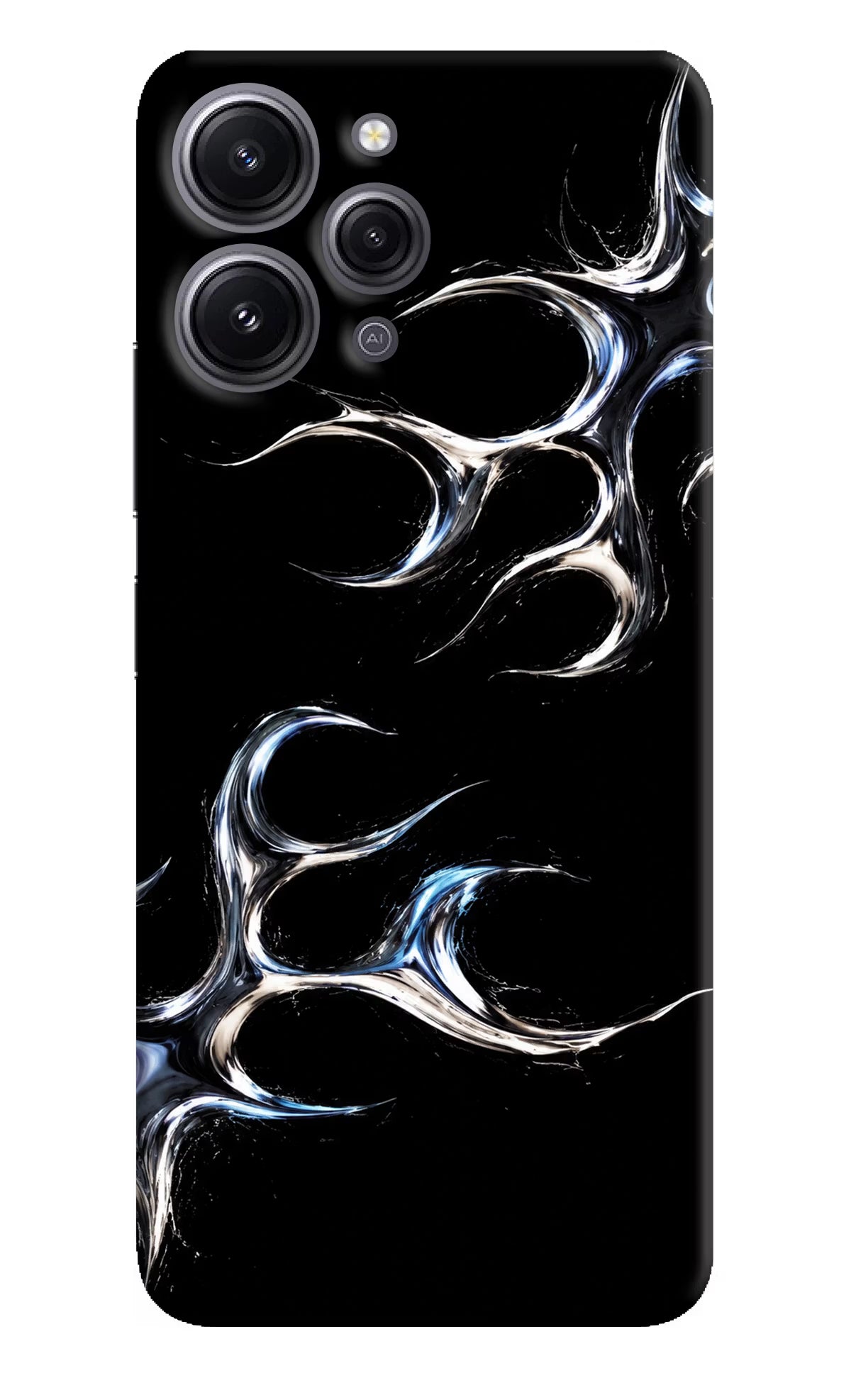 Chrome Tribal Redmi 12 4G Hard Case Back Cover by Casekaro