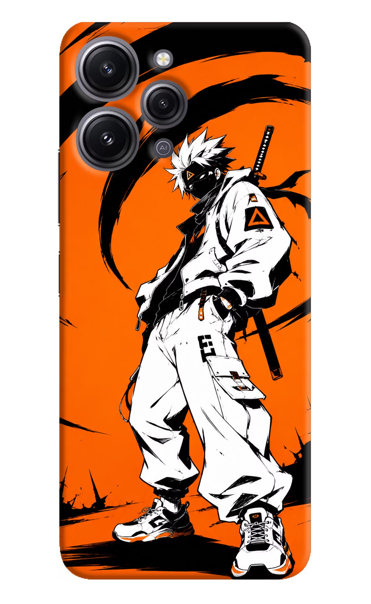 Street Samurai  Redmi 12 4G Hard Case Back Cover by Casekaro