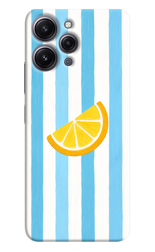 Summer Lemon Redmi 12 4G Hard Case Back Cover by Casekaro