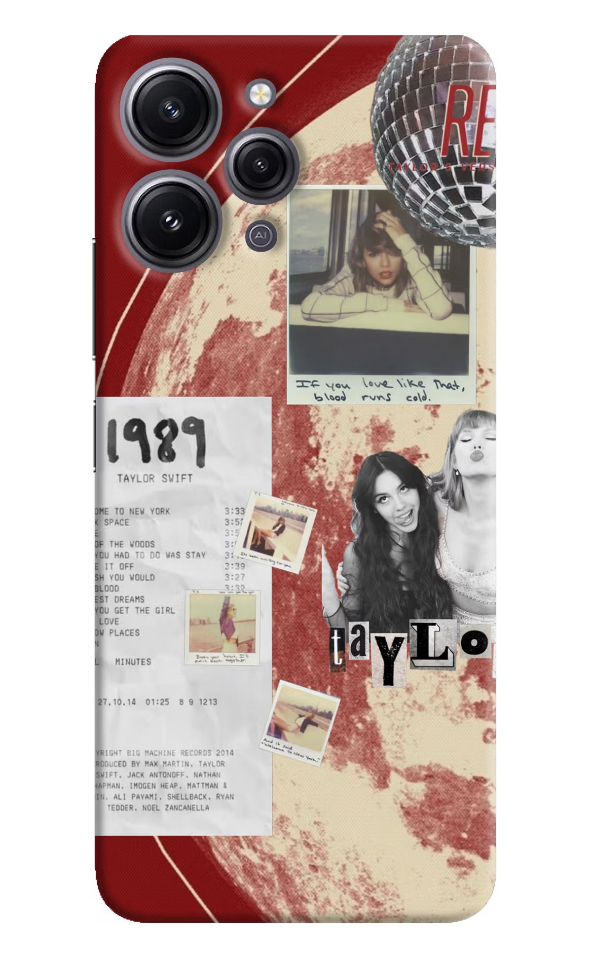 Taylor Swift Redmi 12 4G Back Cover