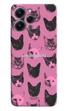 Pink Cats Redmi 12 4G Hard Case Back Cover by Casekaro