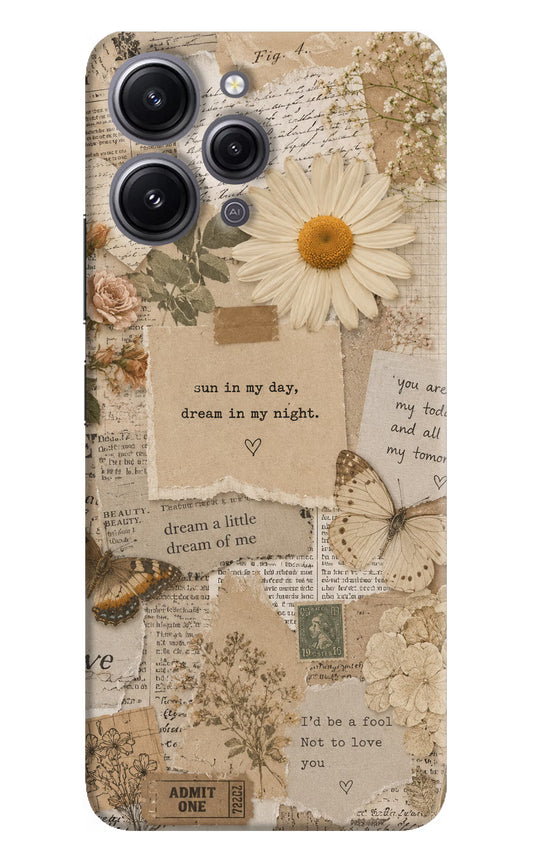 Vintage case Redmi 12 4G Back Cover
