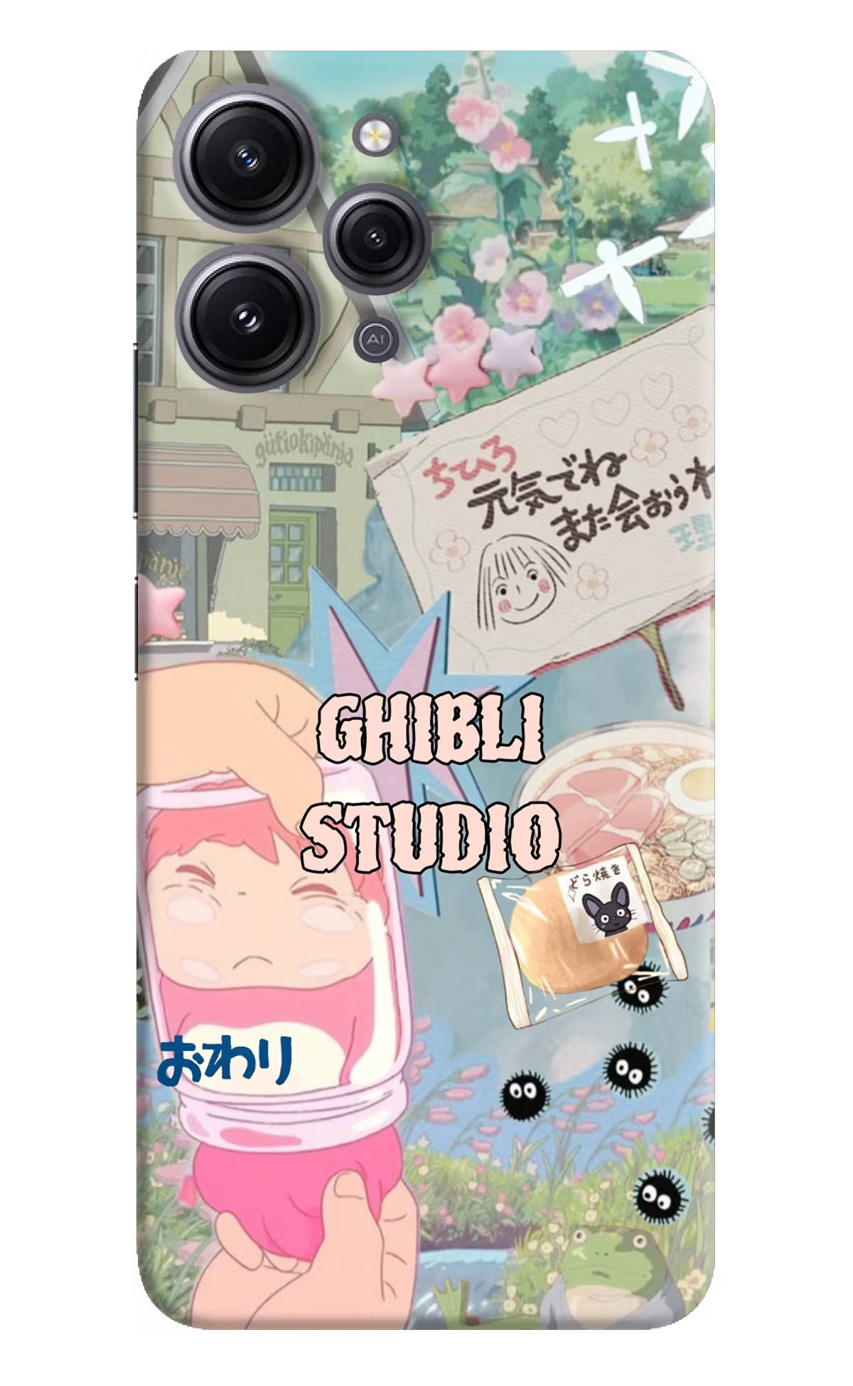 Studio Ghibli Redmi 12 4G Back Cover