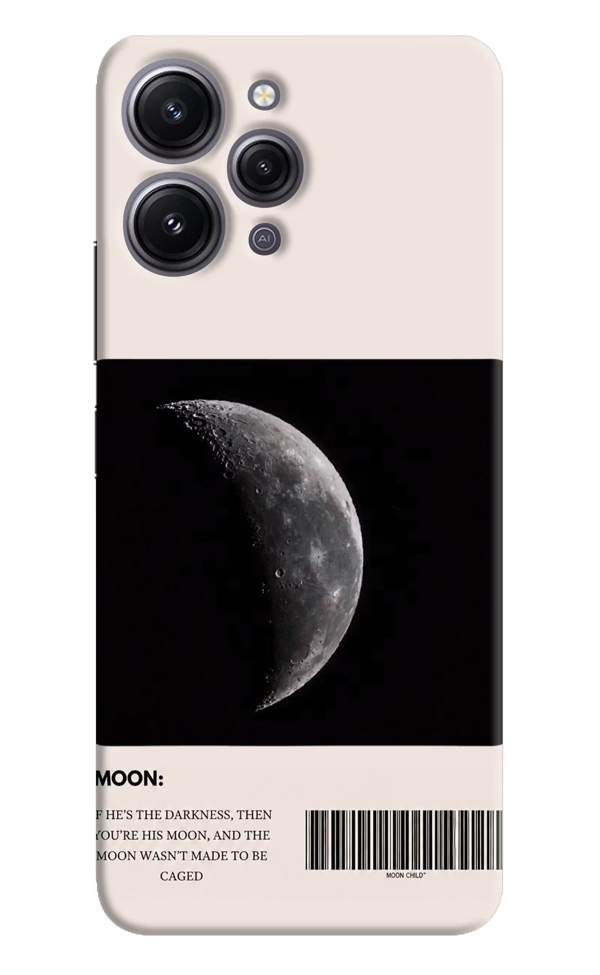 Moon Phase Redmi 12 4G Back Cover