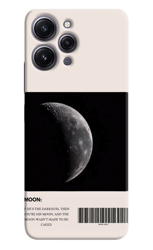 Moon Phase Redmi 12 4G Hard Case Back Cover by Casekaro