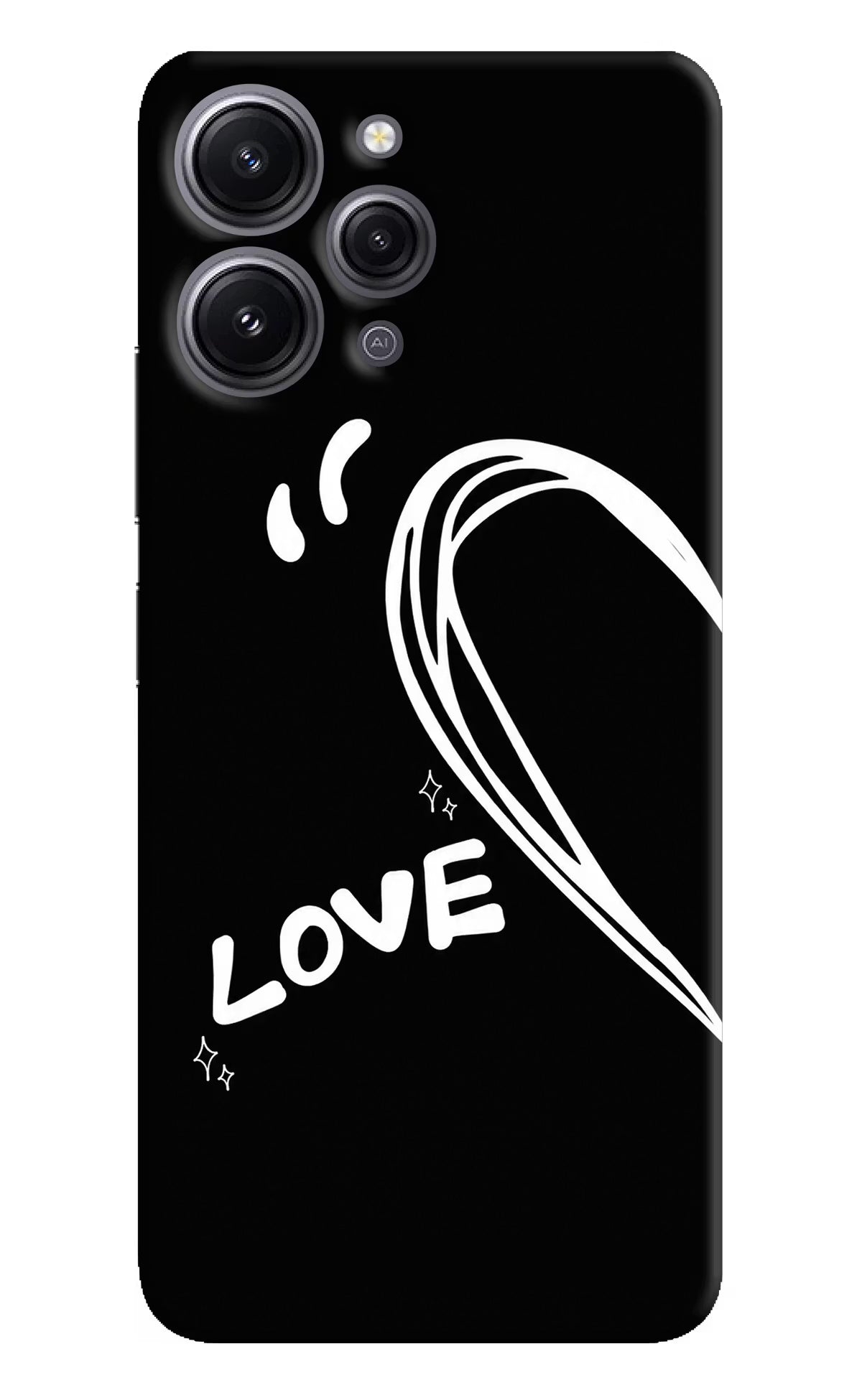 Love Line Redmi 12 4G Back Cover
