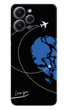 Love Orbit Redmi 12 4G Hard Case Back Cover by Casekaro