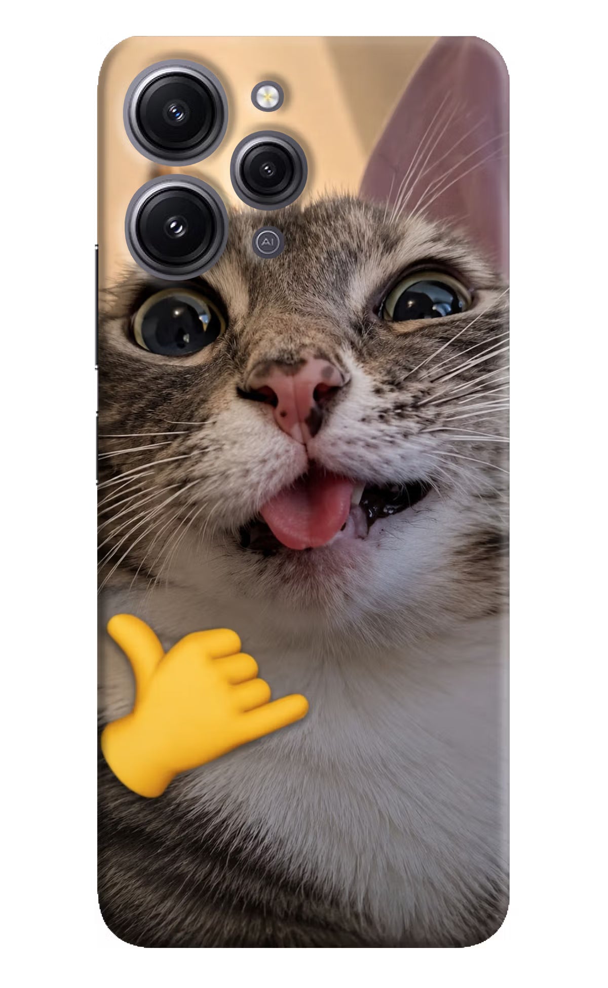 Silly Cat Call Redmi 12 4G Back Cover