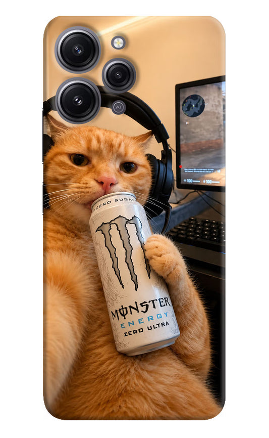 Gamer Cat Energy Redmi 12 4G Hard Case Back Cover by Casekaro