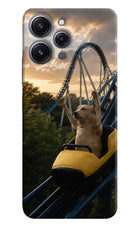 Rollercoaster Dog Redmi 12 4G Hard Case Back Cover by Casekaro