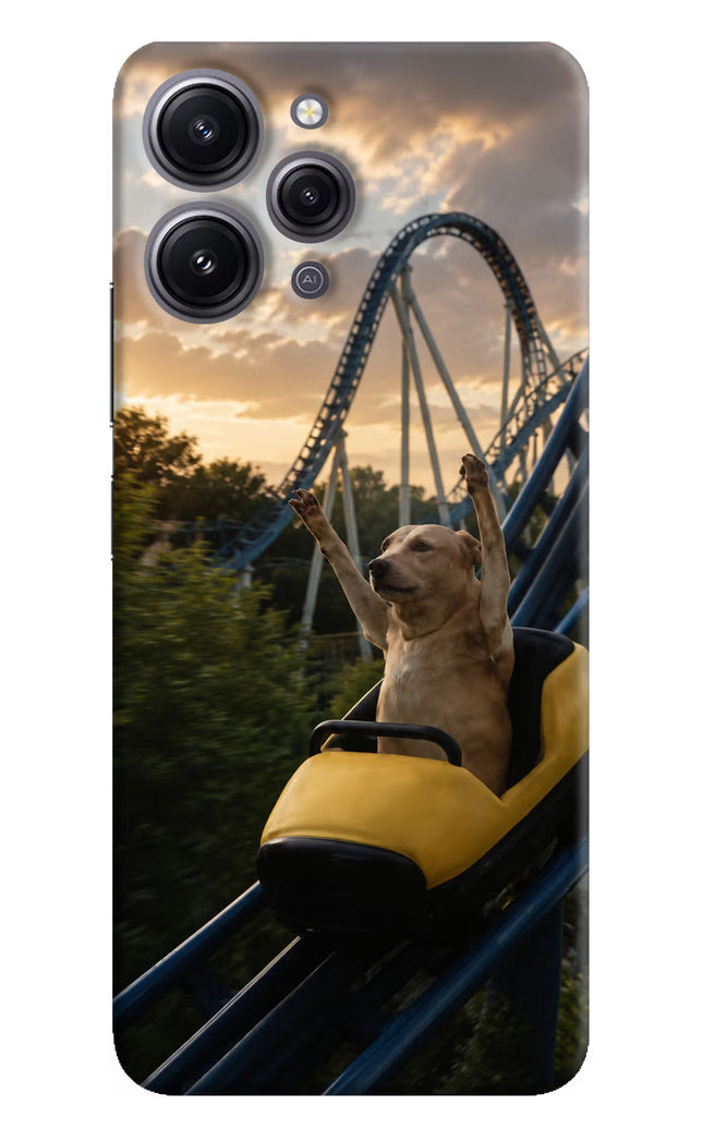 Rollercoaster Dog Redmi 12 4G Hard Case Back Cover by Casekaro