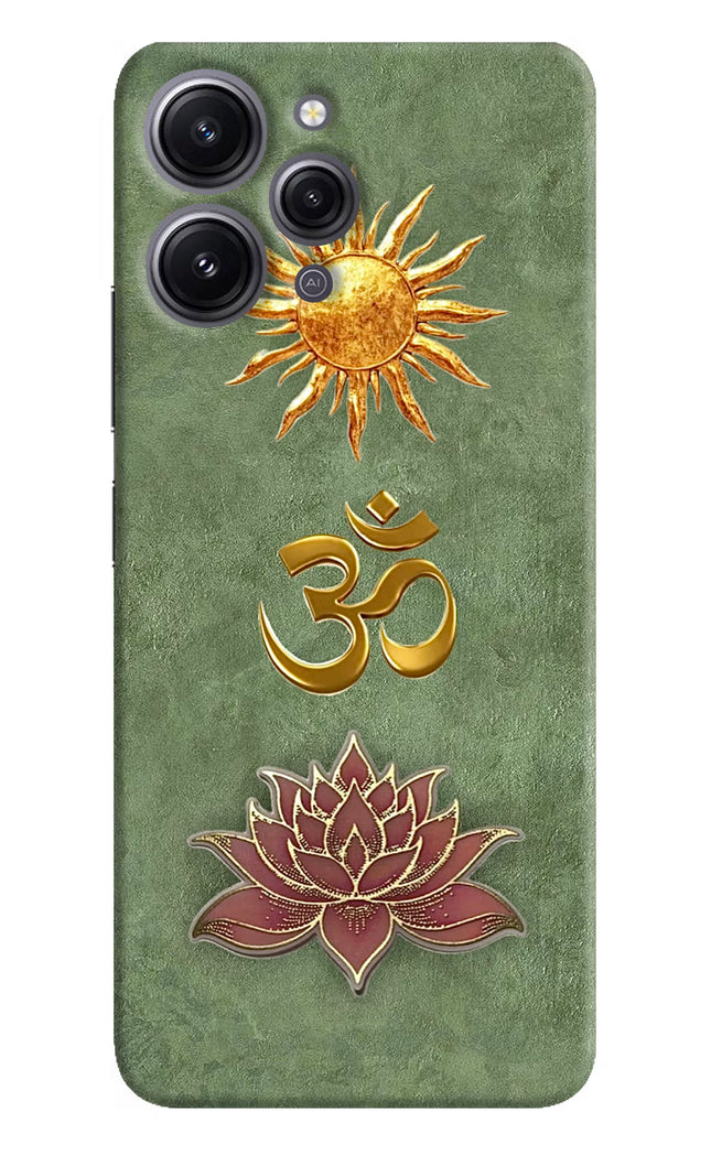 Om & Lotus Redmi 12 4G Back Cover
