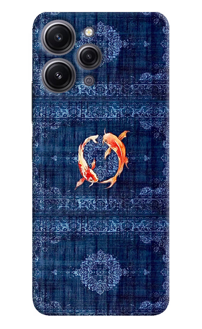 Koi Blue Redmi 12 4G Hard Case Back Cover by Casekaro