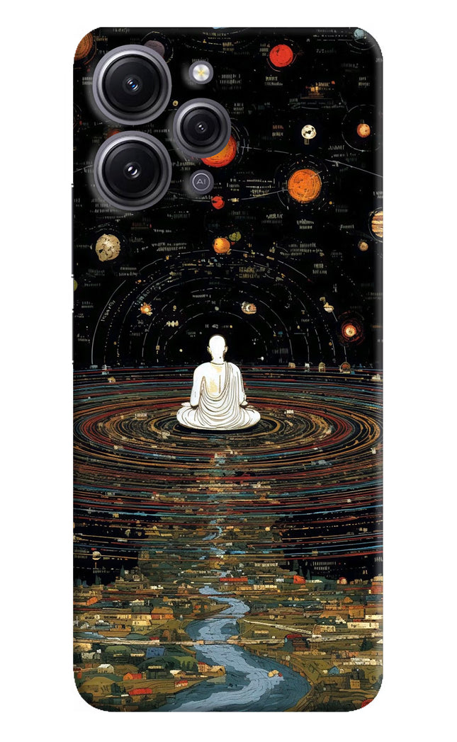 Space Monk Redmi 12 4G Hard Case Back Cover by Casekaro