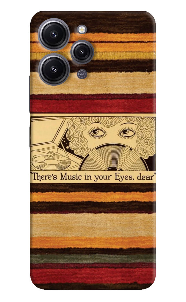 Vinyl Stripes Redmi 12 4G Hard Case Back Cover by Casekaro