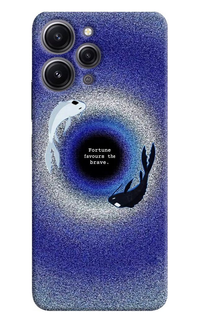 Dark Koi Redmi 12 4G Hard Case Back Cover by Casekaro