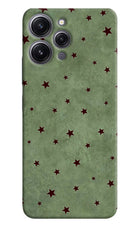 Green Stars Redmi 12 4G Hard Case Back Cover by Casekaro