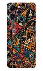 Folk Print Redmi 12 4G Hard Case Back Cover by Casekaro