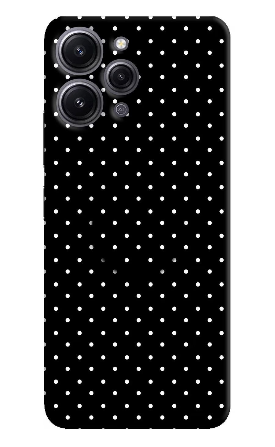 White Dots Redmi 12 4G Pop Case, Hard case
