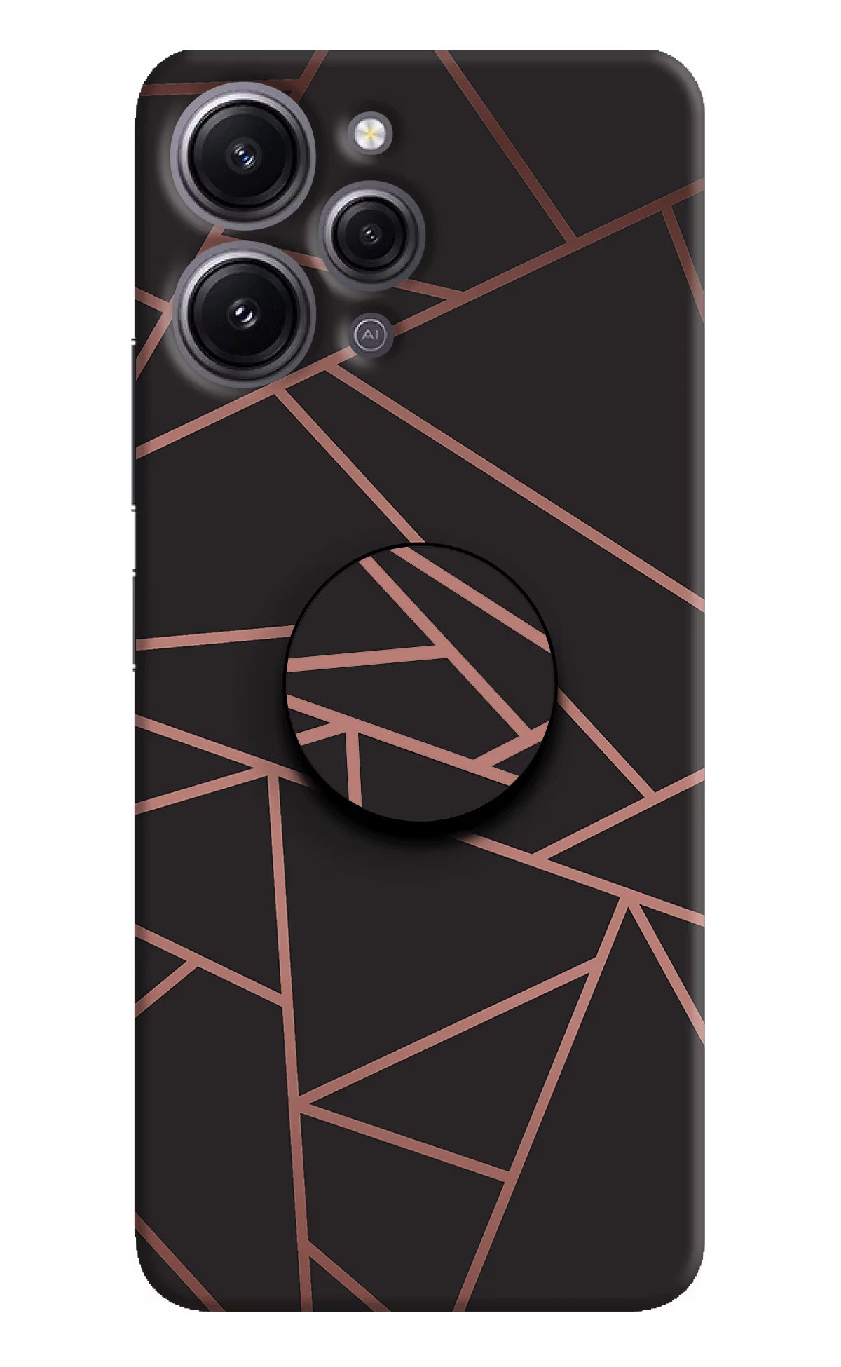 Geometric Pattern Redmi 12 4G Pop Case by Casekaro