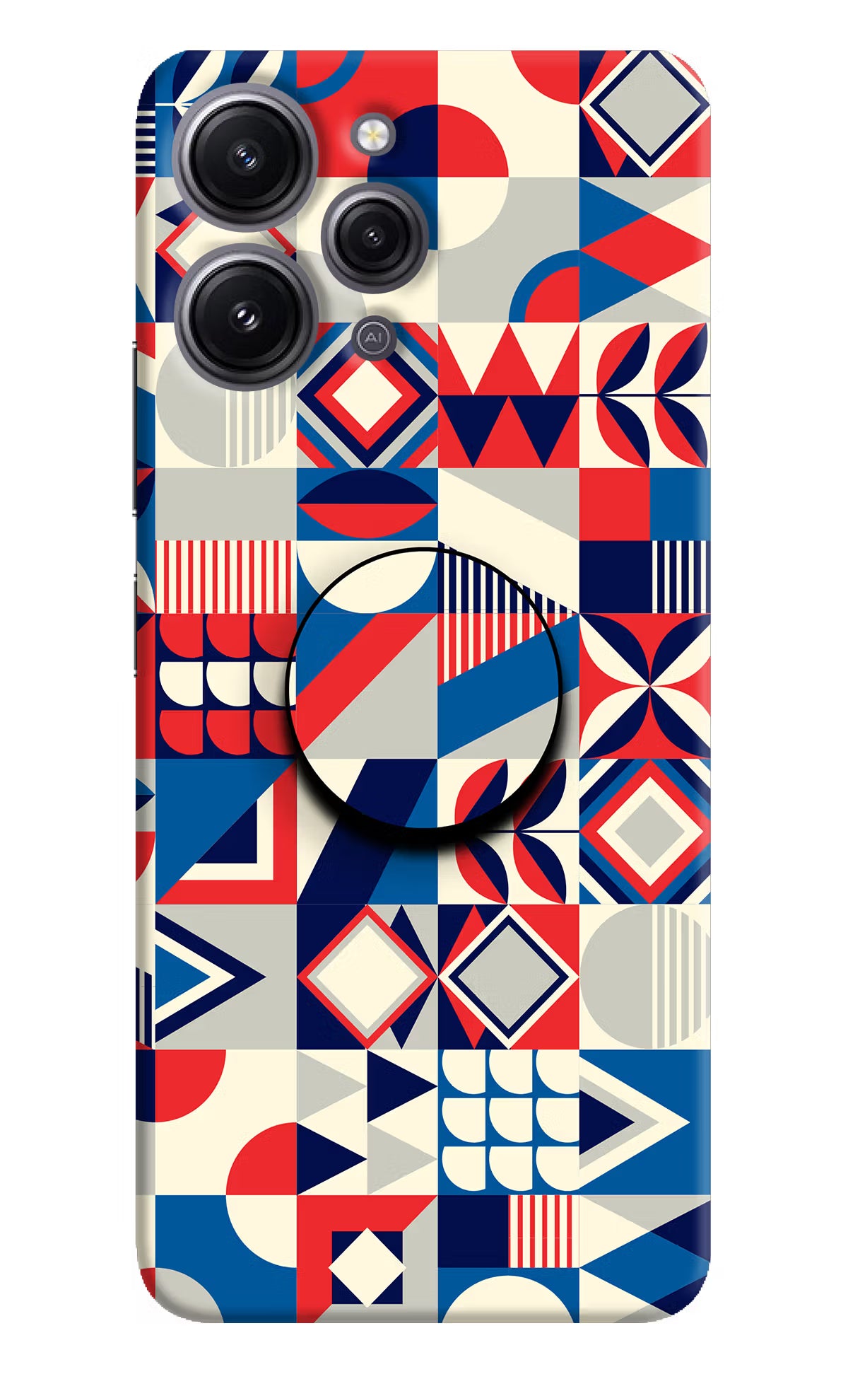 Colorful Pattern Redmi 12 4G Pop Case by Casekaro