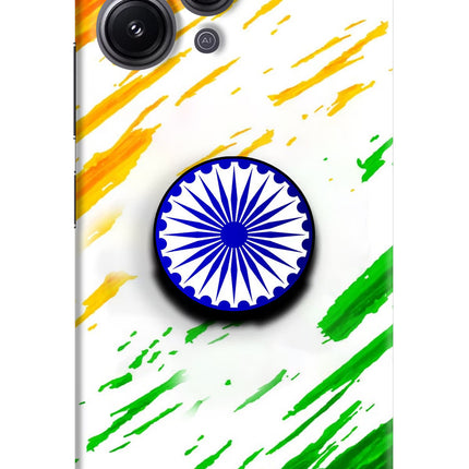 Indian Flag Ashoka Chakra Redmi 12 4G Pop Case by Casekaro