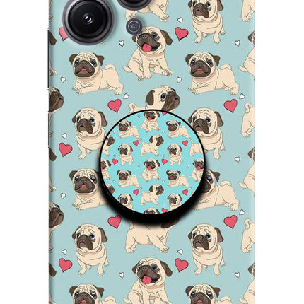 Pug Dog Redmi 12 4G Pop Case by Casekaro