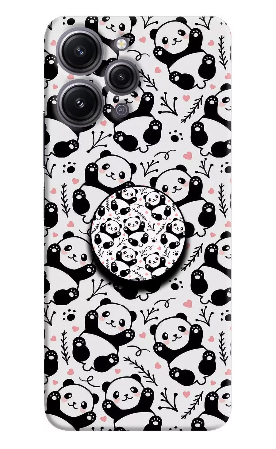 Cute Panda Redmi 12 4G Pop Case, Hard case