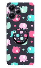 Baby Elephants Redmi 12 4G Pop Case by Casekaro