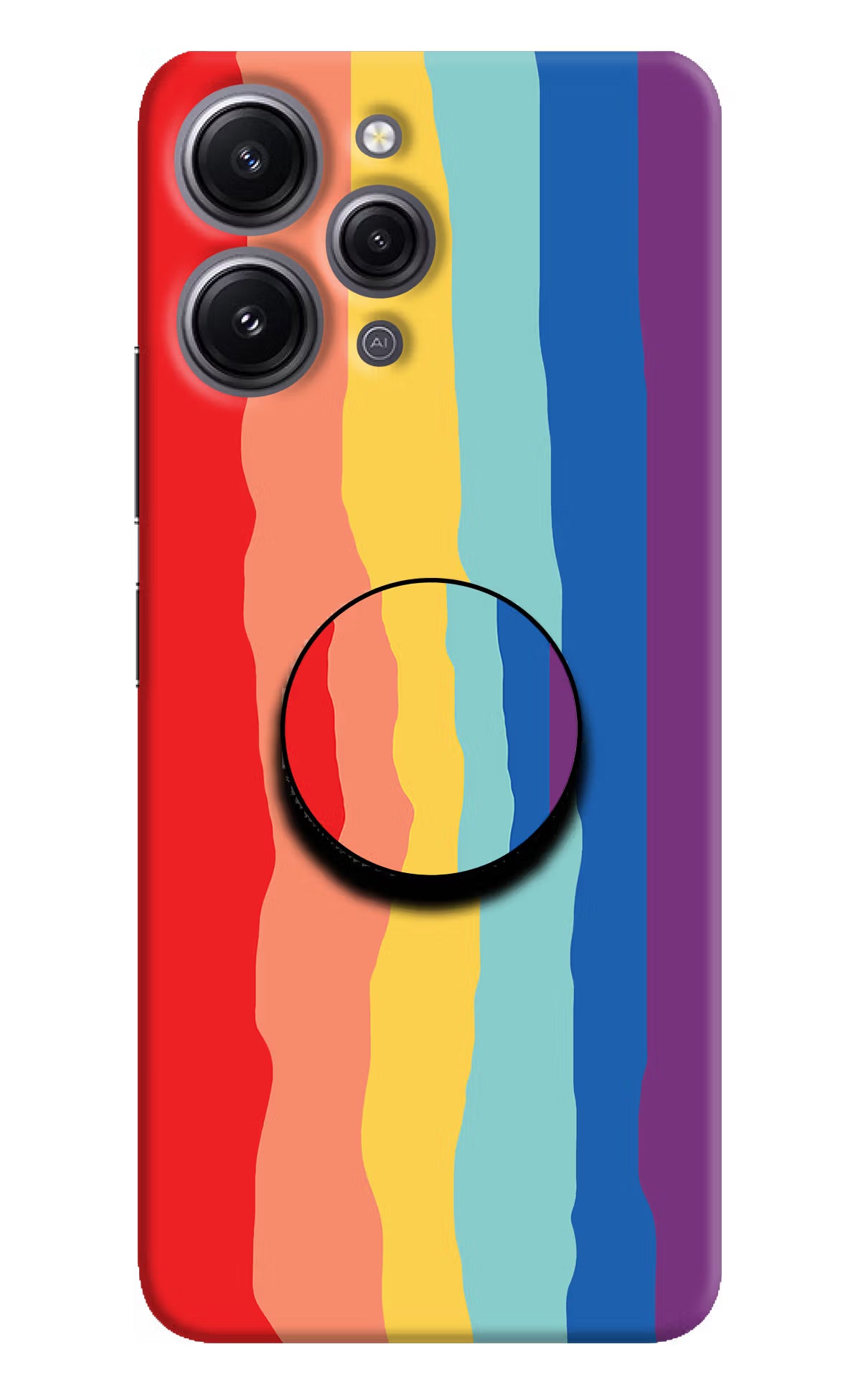 Rainbow Redmi 12 4G Pop Case by Casekaro