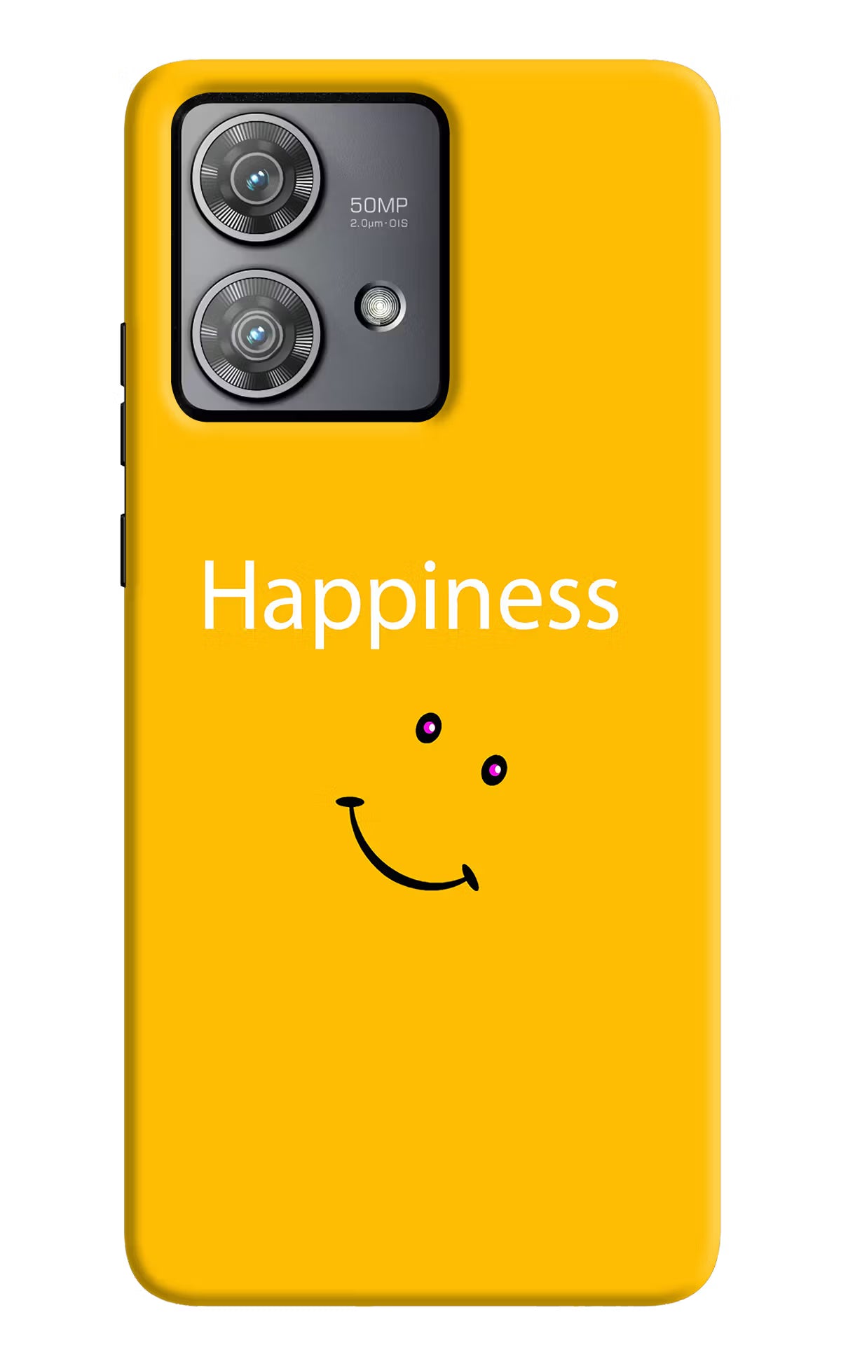 Happiness With Smiley Moto Edge 40 Neo Hard Case Back Cover by Casekaro