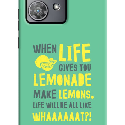 Quote Moto Edge 40 Neo Hard Case Back Cover by Casekaro