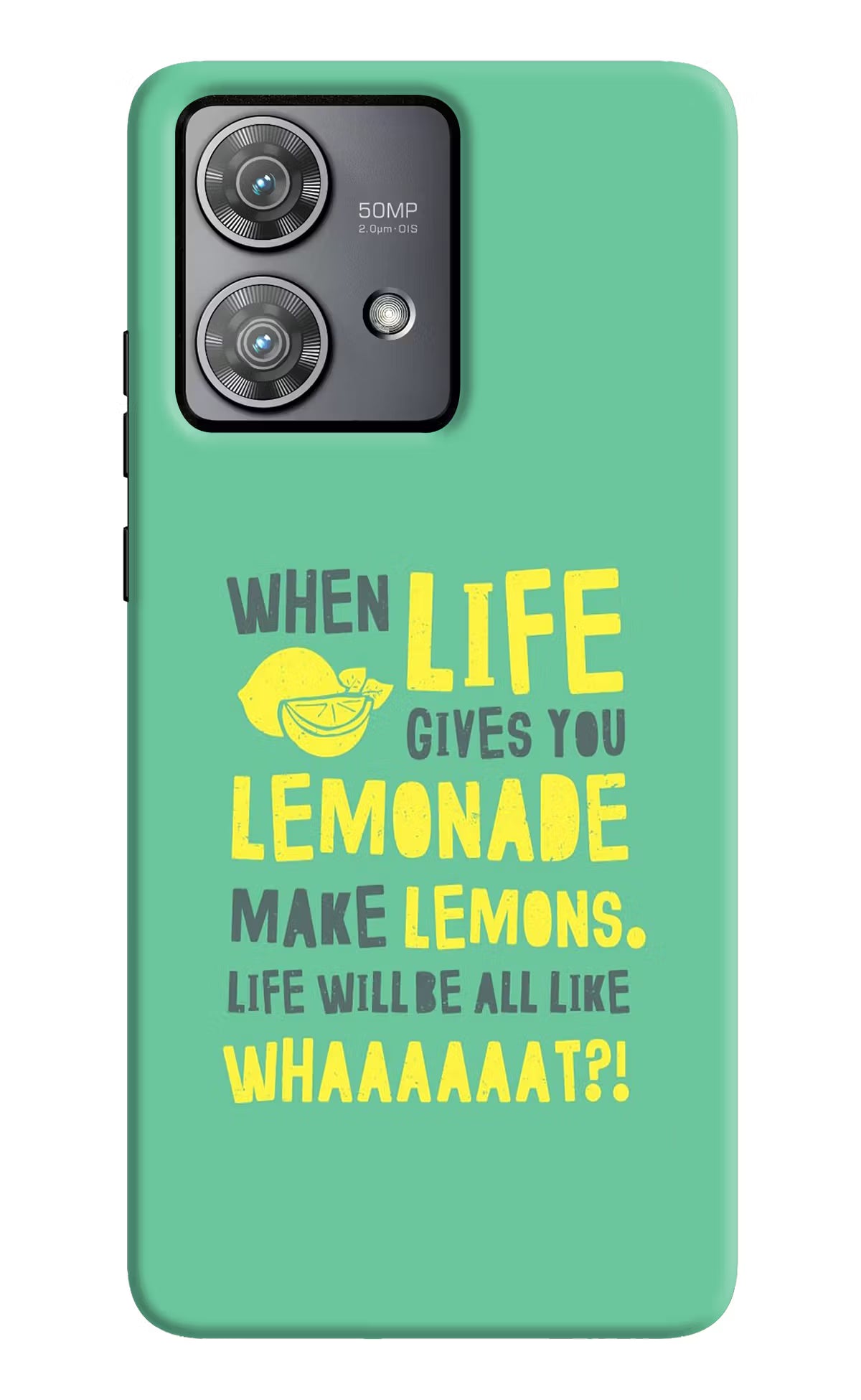 Quote Moto Edge 40 Neo Hard Case Back Cover by Casekaro