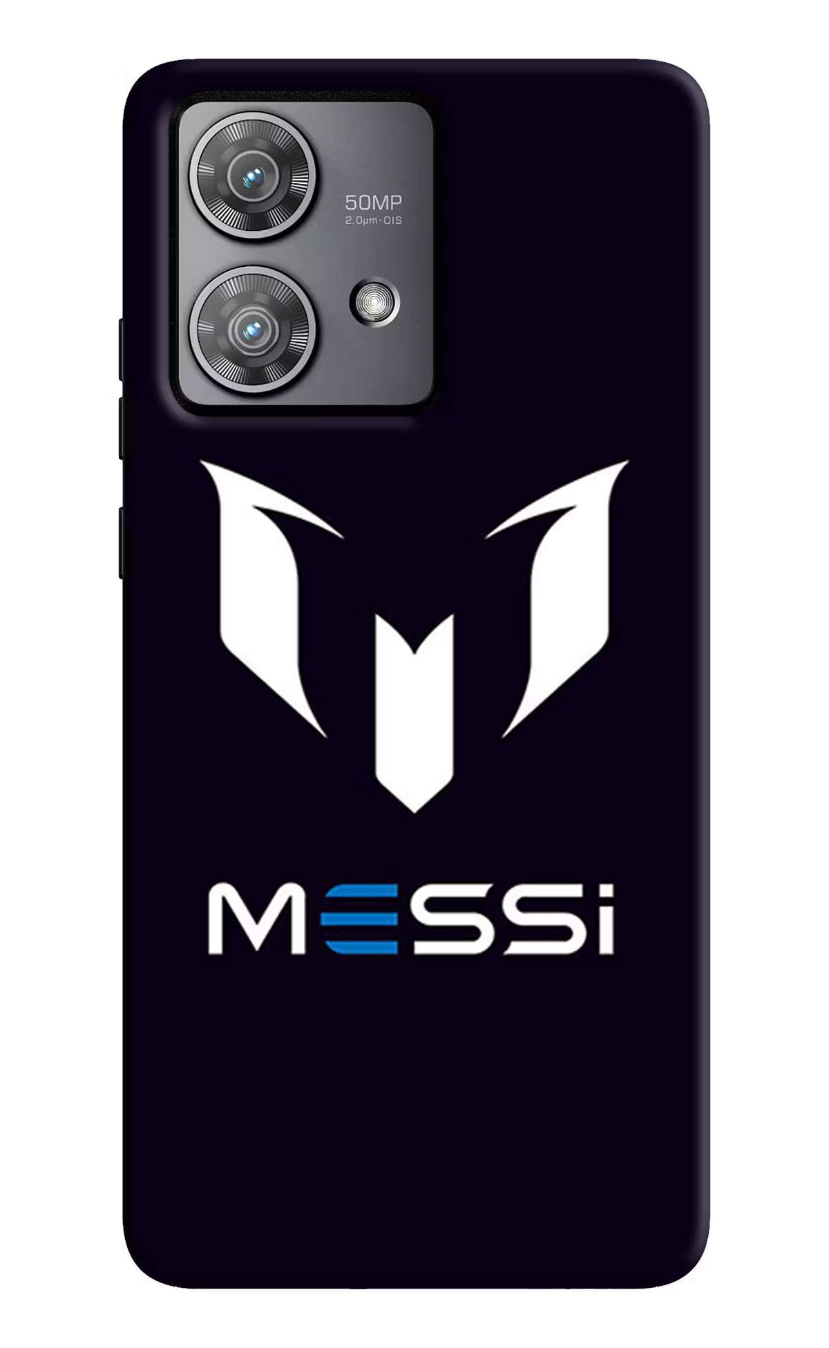 Messi Logo Moto Edge 40 Neo Hard Case Back Cover by Casekaro