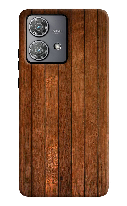 Wooden Artwork Bands Moto Edge 40 Neo Back Cover