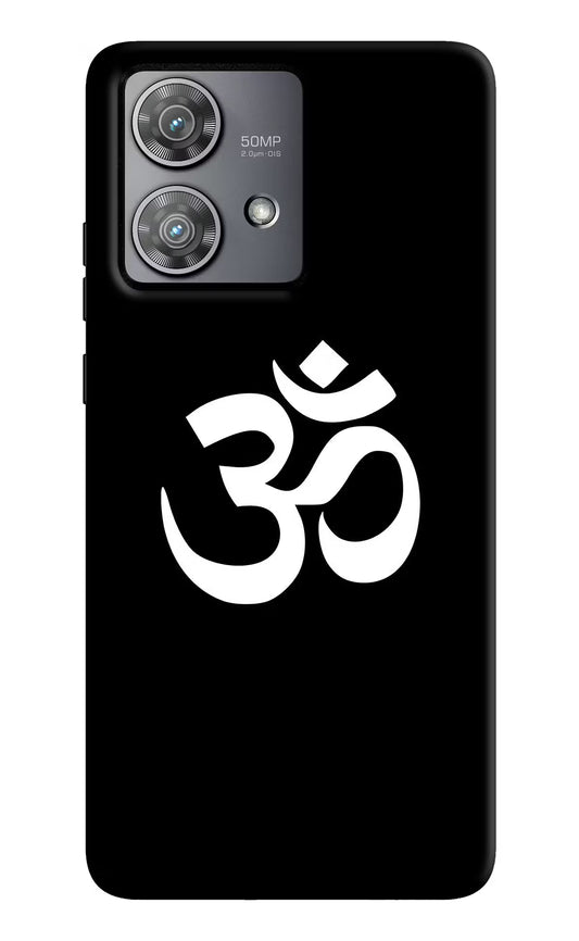 Om Moto Edge 40 Neo Hard Case Back Cover by Casekaro