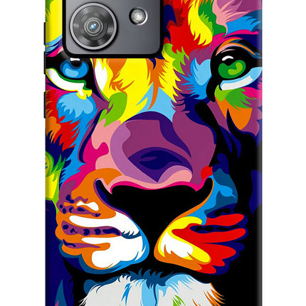 Lion Moto Edge 40 Neo Hard Case Back Cover by Casekaro