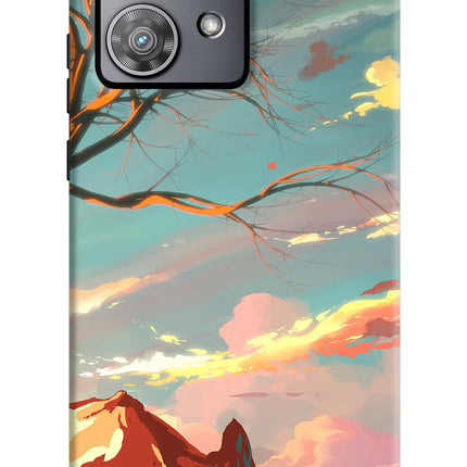 Scenery Moto Edge 40 Neo Hard Case Back Cover by Casekaro