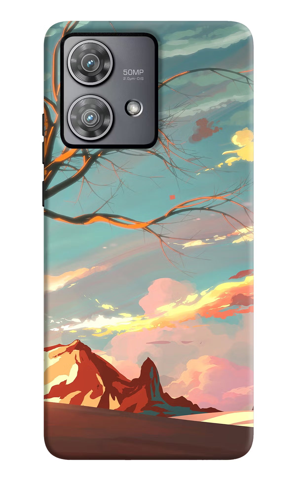 Scenery Moto Edge 40 Neo Hard Case Back Cover by Casekaro
