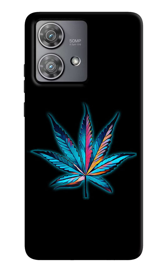 Weed Moto Edge 40 Neo Hard Case Back Cover by Casekaro