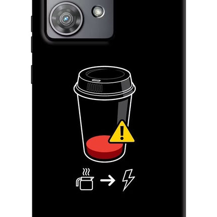 Coffee Moto Edge 40 Neo Hard Case Back Cover by Casekaro