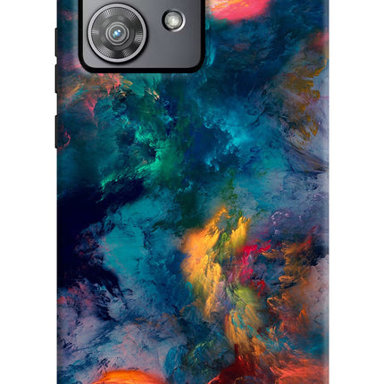 Artwork Paint Moto Edge 40 Neo Hard Case Back Cover by Casekaro