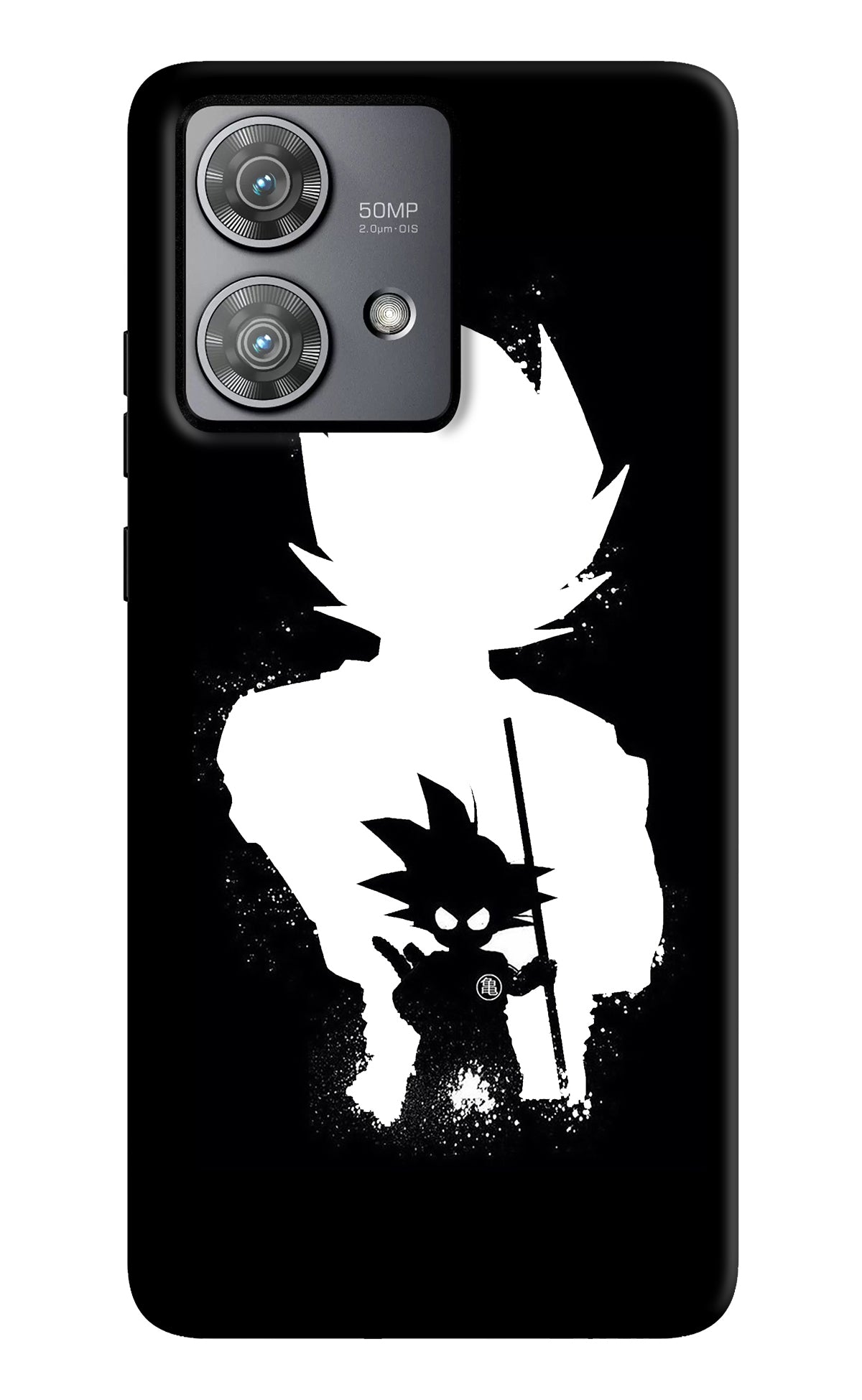 Goku Shadow Moto Edge 40 Neo Back Cover