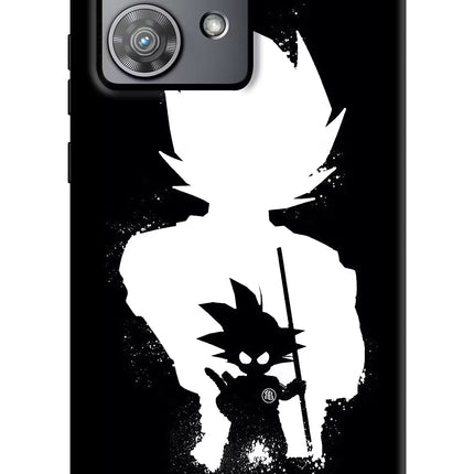 Goku Shadow Moto Edge 40 Neo Hard Case Back Cover by Casekaro