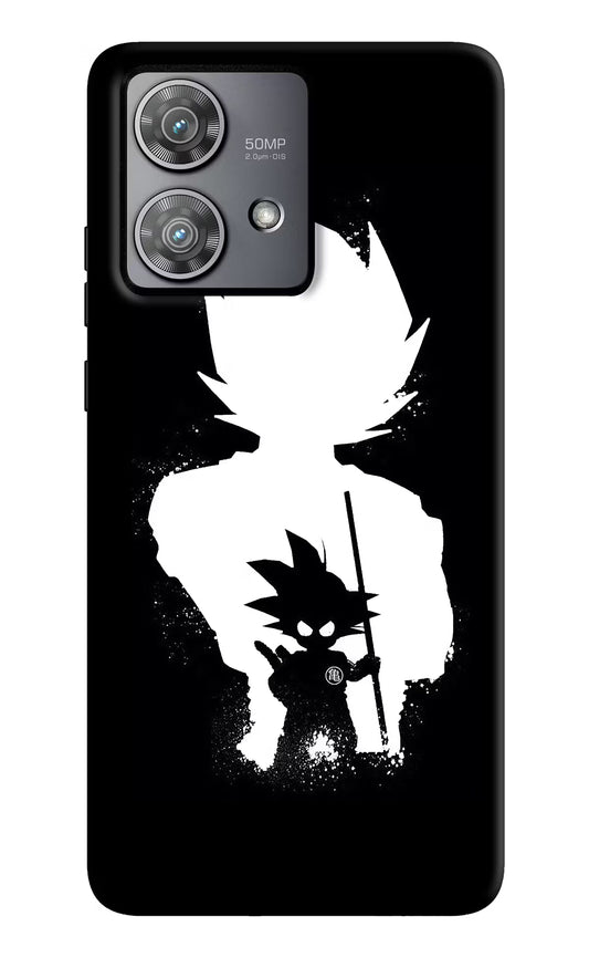 Goku Shadow Moto Edge 40 Neo Hard Case Back Cover by Casekaro