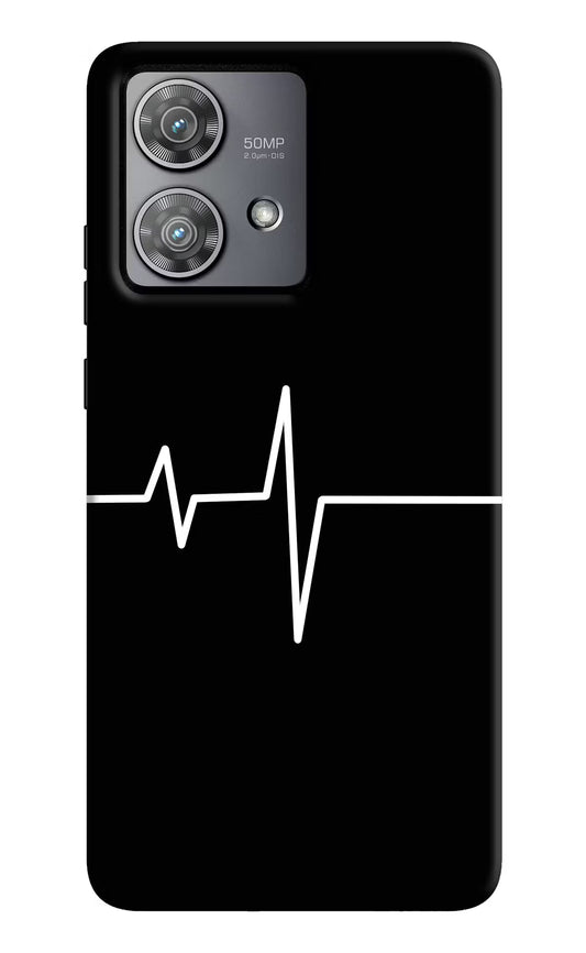 Heart Beats Moto Edge 40 Neo Hard Case Back Cover by Casekaro