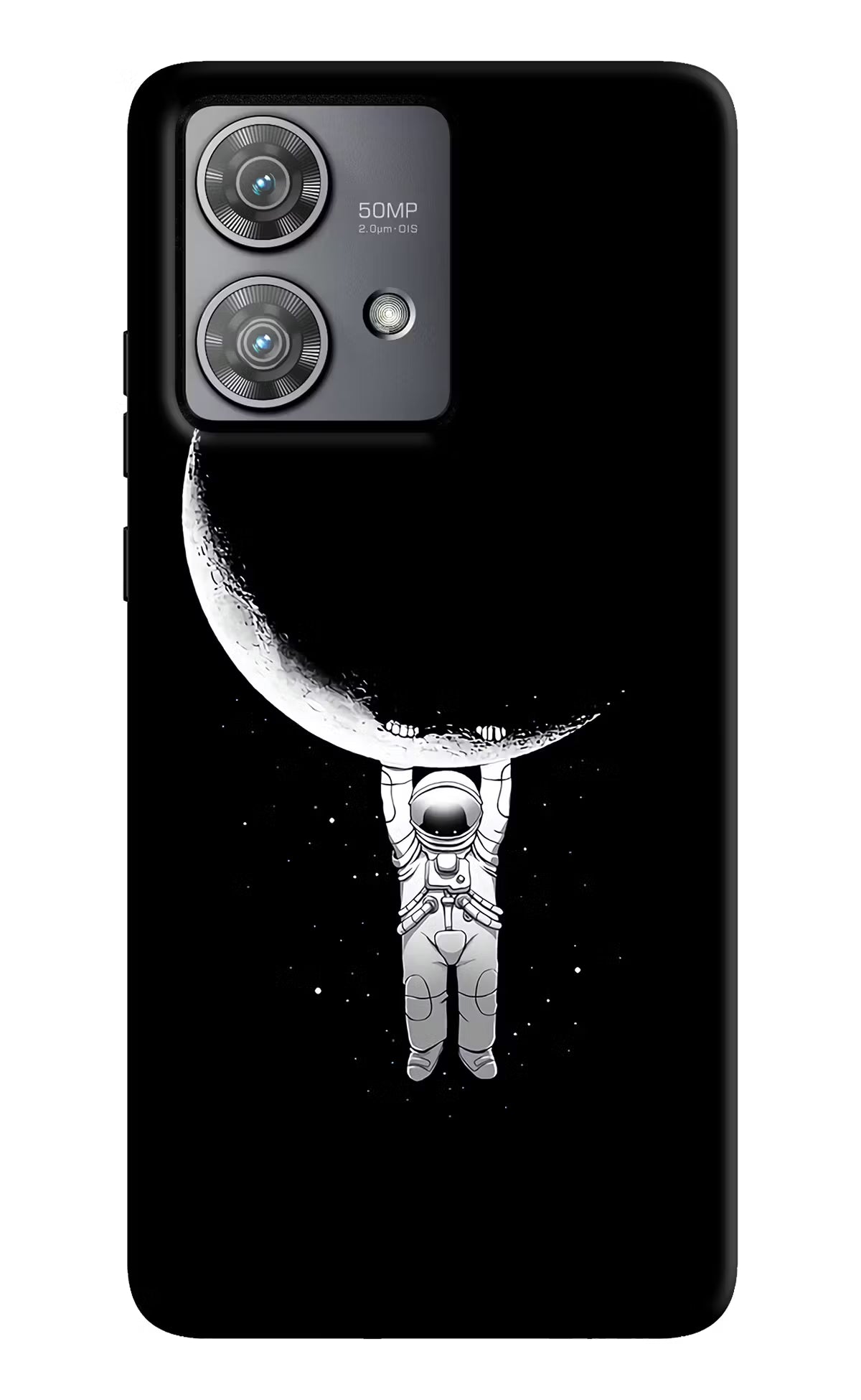 Moon Space Moto Edge 40 Neo Hard Case Back Cover by Casekaro