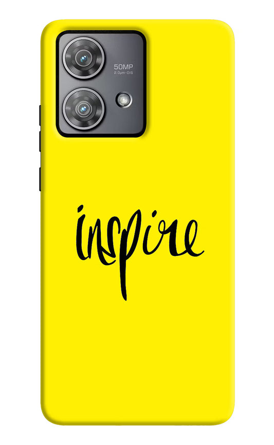 Inspire Moto Edge 40 Neo Hard Case Back Cover by Casekaro